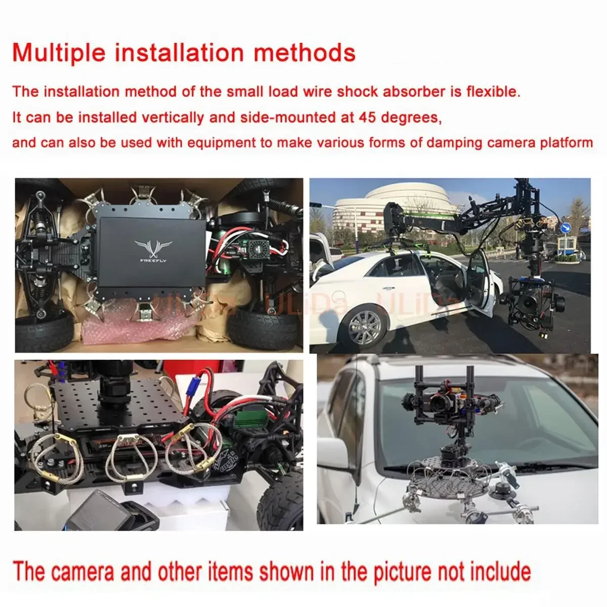 1 STKS Mini Roestvrij Staaldraad Schokdemper RC ROBOT 4WD Auto Zuignap Demping Touw voor Voertuig Harde Schijf CNC Machine