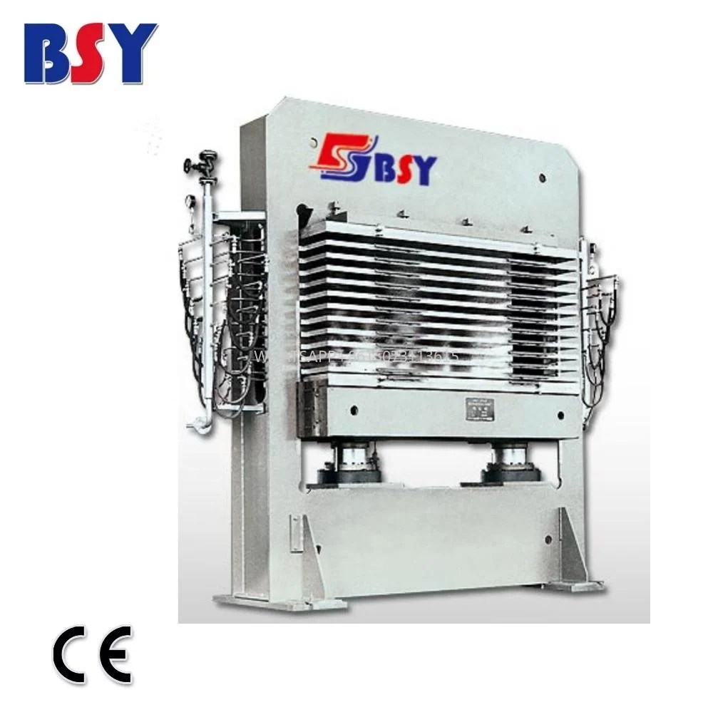 Pressa a caldo da 800 t e 20 strati per la produzione di compensati