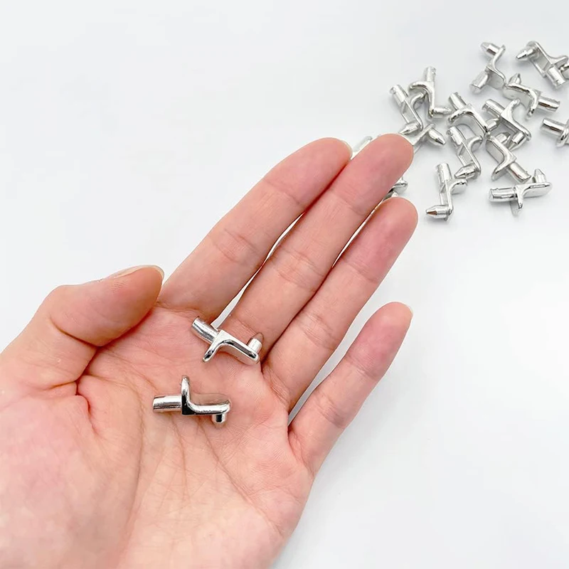 20Pcs Zinc Alloy Shelf Support Pegs L-Shaped Cupboard Shelf Pegs 5mm Shelf Support Pegs Set Cupboard Shelf Pegs Shelf Pins Kit