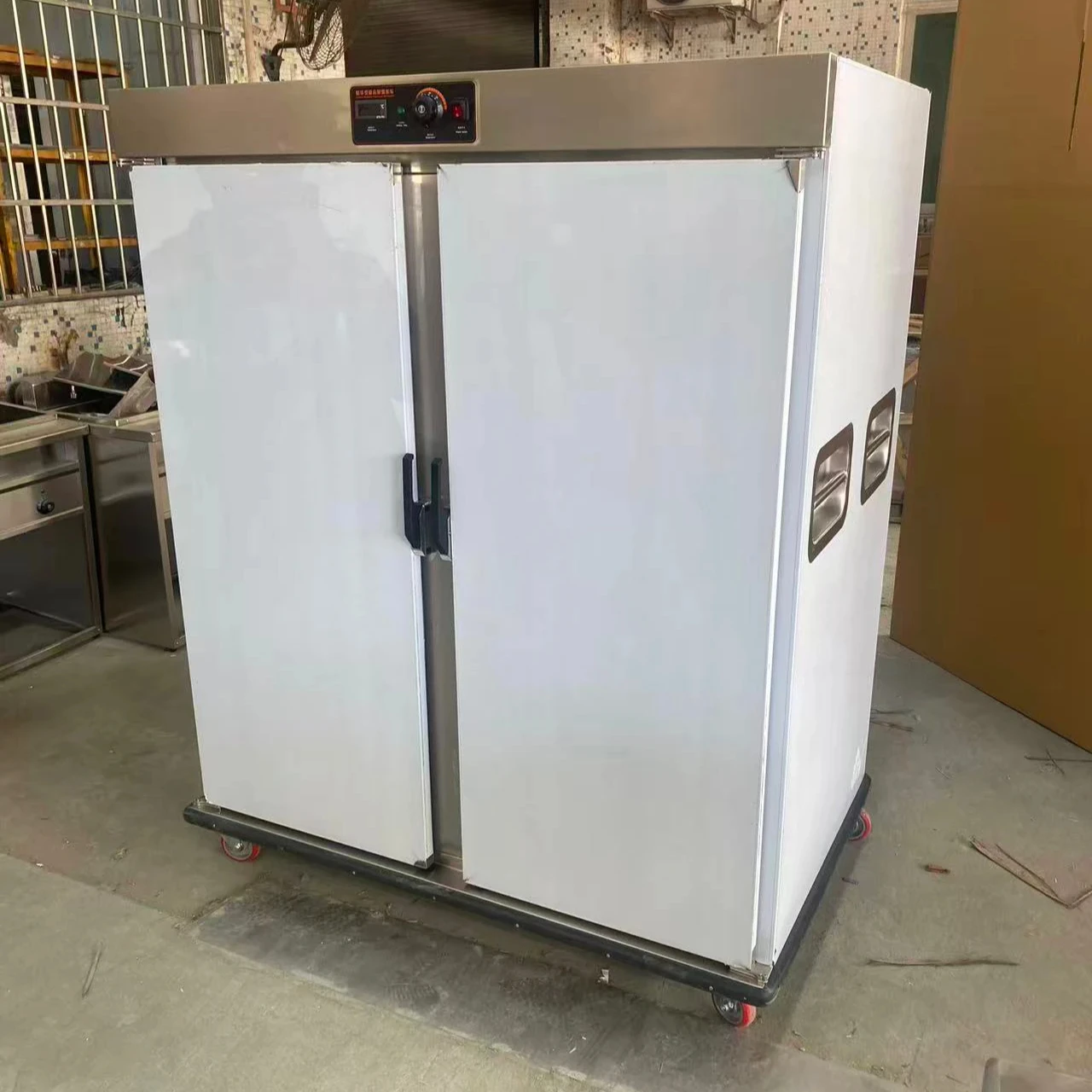 Good Price 22-Layer Stainless Steel Food Warmer Cart Insulated Electric Dining Car For Food Processing Machinery