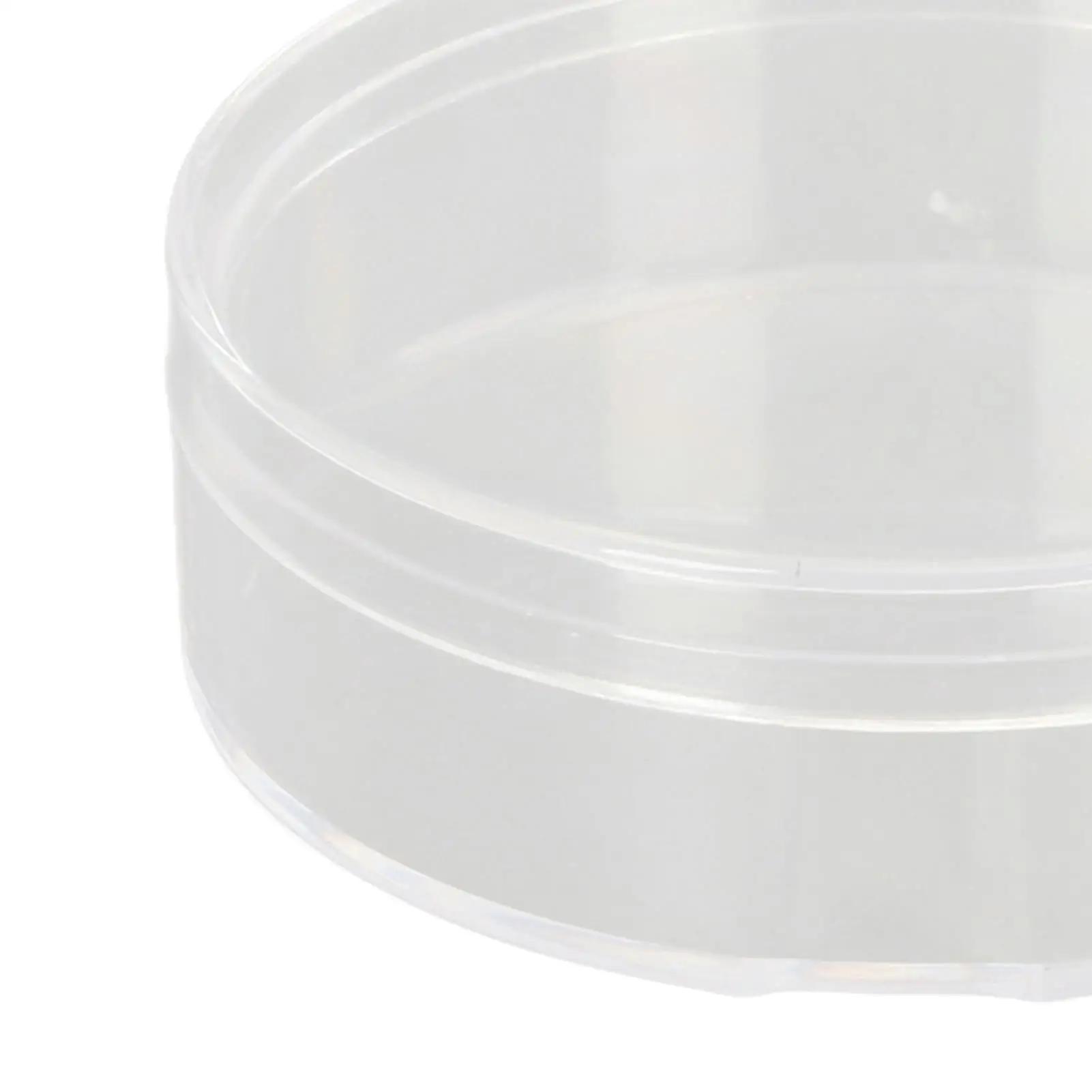 Transparente Plastic Maquiagem Puff Storage Box, Portable & Dustproof para Artistas