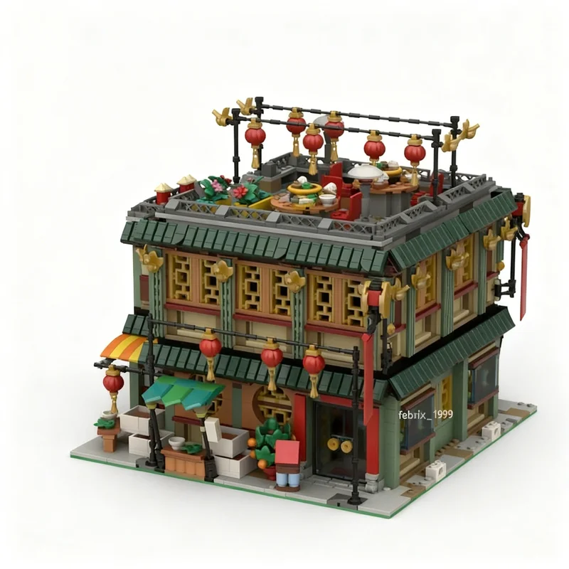 3126pcs MOC Modular Family Reunion Celebration Extension - 2x Alternate Modular Buildings Model Building Blocks Christmas Gift