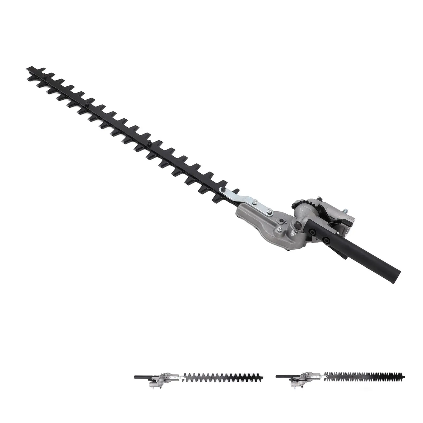 Hedge Trimmer Head 9 Spline High Pole Brush Grass Cutter Head Harvester Mower For Garden Tools Spare Parts
