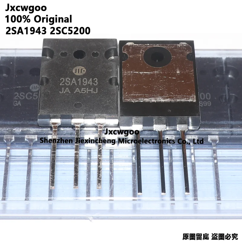 5pair-10pair 100% New Original 2SA1943 2SC5200 A1943 C5200 TO-3P High-Power Audio Power Amplifier Tube