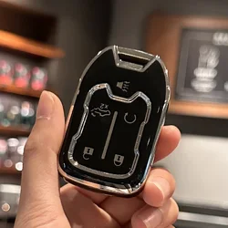 Car Key Case Cover Fob Shell For 2019-2022 Chevy Silverado GMC Sierra 1500 2500HD 3500HD