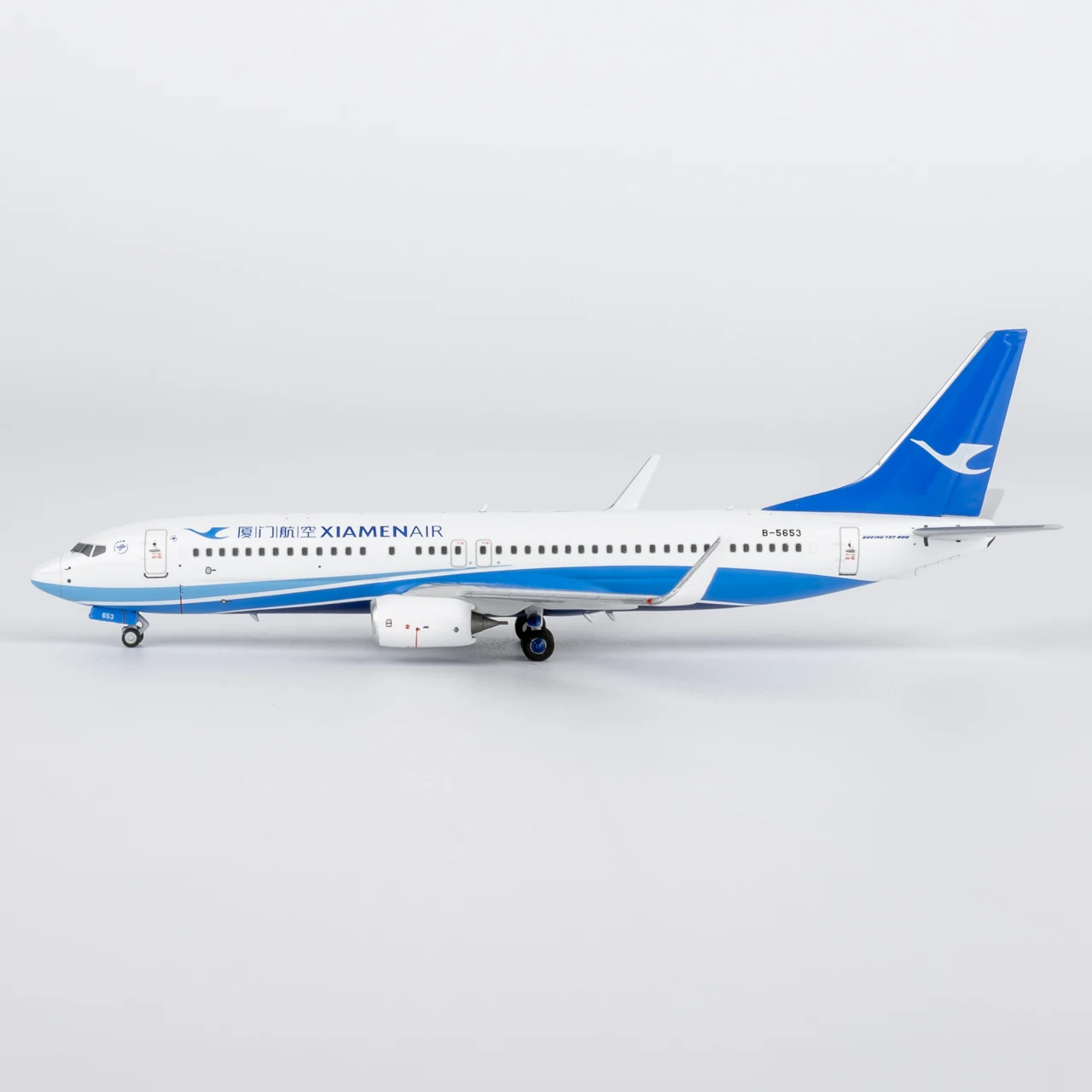 

64158 Коллекционный самолет из сплава в подарок, модель NG 1:400 Xiamen Airlines «SkyTeam», Boeing B737-800, литая под давлением модель самолета B-5653