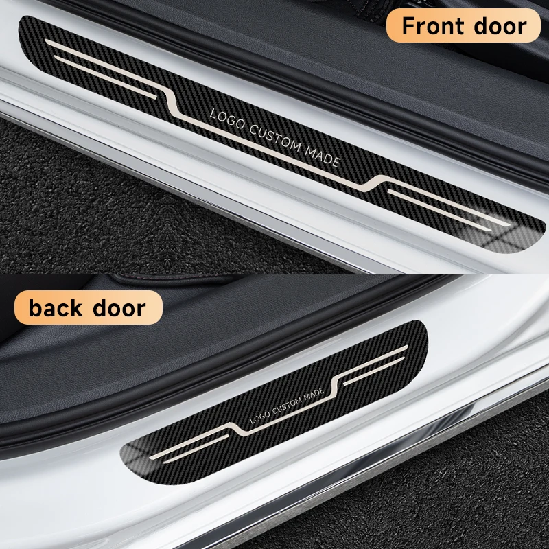 For Toyota Alphard Door Sill Bar 10 20 30 2002-2022 Car Door Sill Plate Customized Logo Welcome Threshold Pedal Accessories