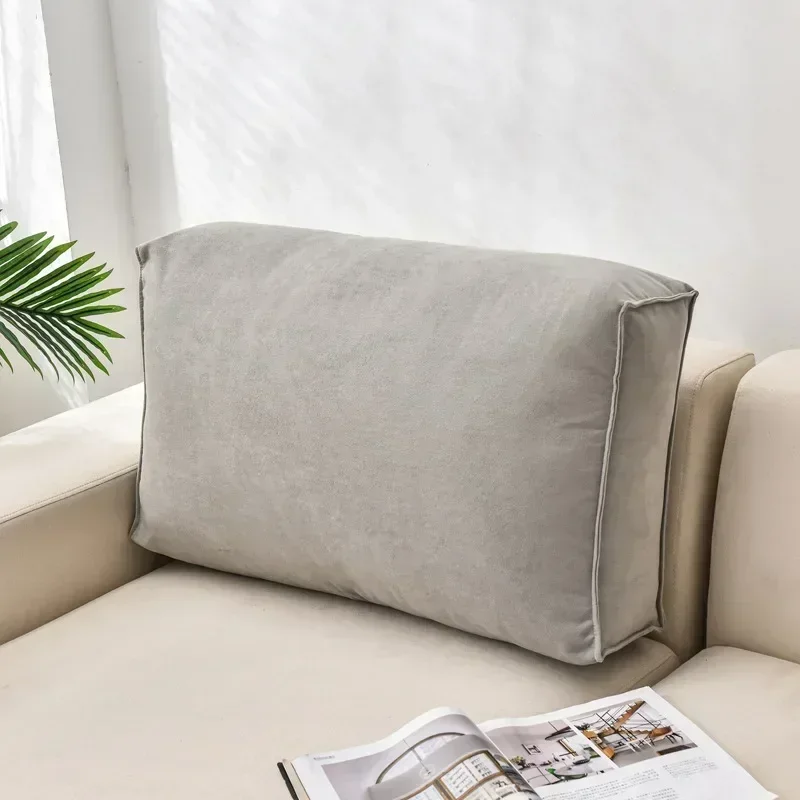 1PC Rectangular Sofa Cushion Bed Head Cushion Square Tatami Large Backrest Soft Package Pillow Lumbar Pillow Backrest Cushions