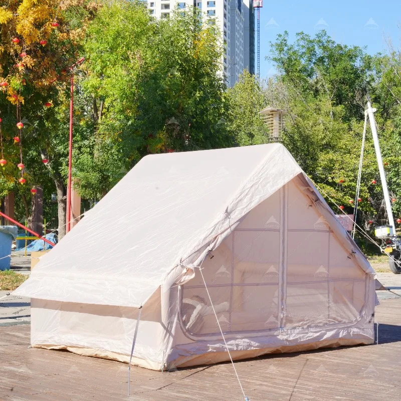 

YTYIN 6.3㎡ Inflatable Camping Tent With Pump 3000mm Waterproof UV-Resistant Four-Season Easy Setup One Bedroom Oxford Tent