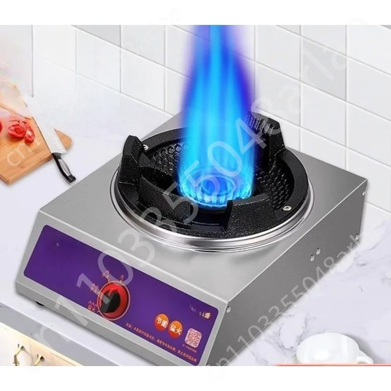 

Single stove low pressure household gas belt flameout protection device