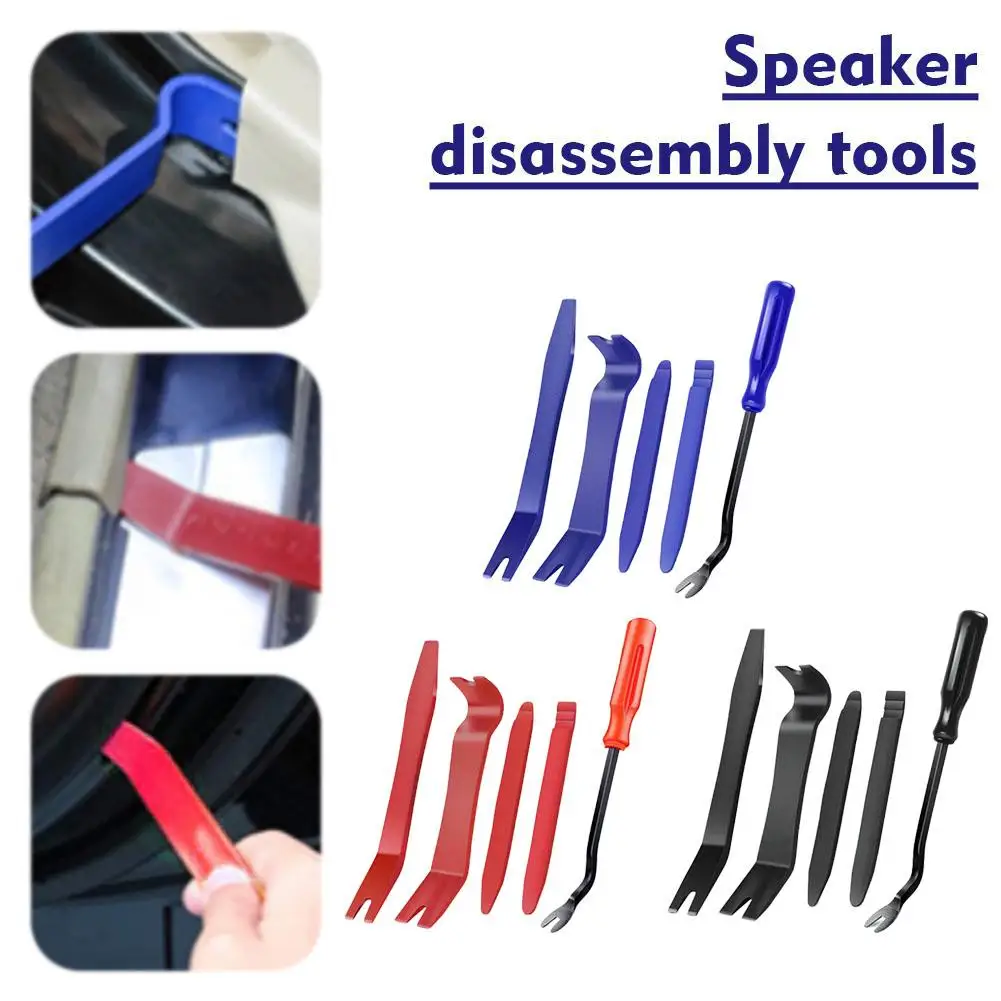 

4/5pcs Car Trim Removal Tool Kit Dashboard Panel Clip Remover, Plastic Pry Tools For Stereo Radio Install, Auto Hand Tools V9P7