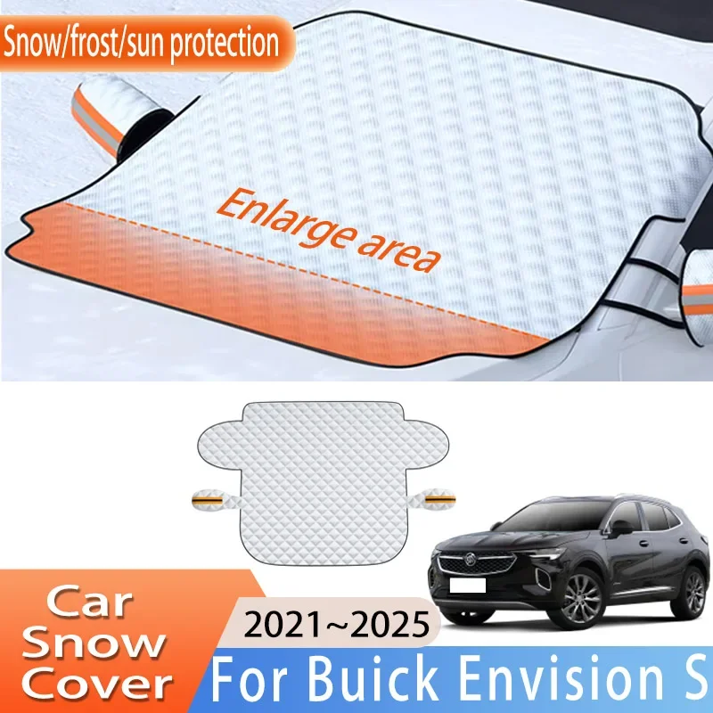 

Car Accessories For Buick Envision S 2021~2025 2022 Front Windscreen Snow Cover Ice Frost Sun Protector Waterproof Auto Parts