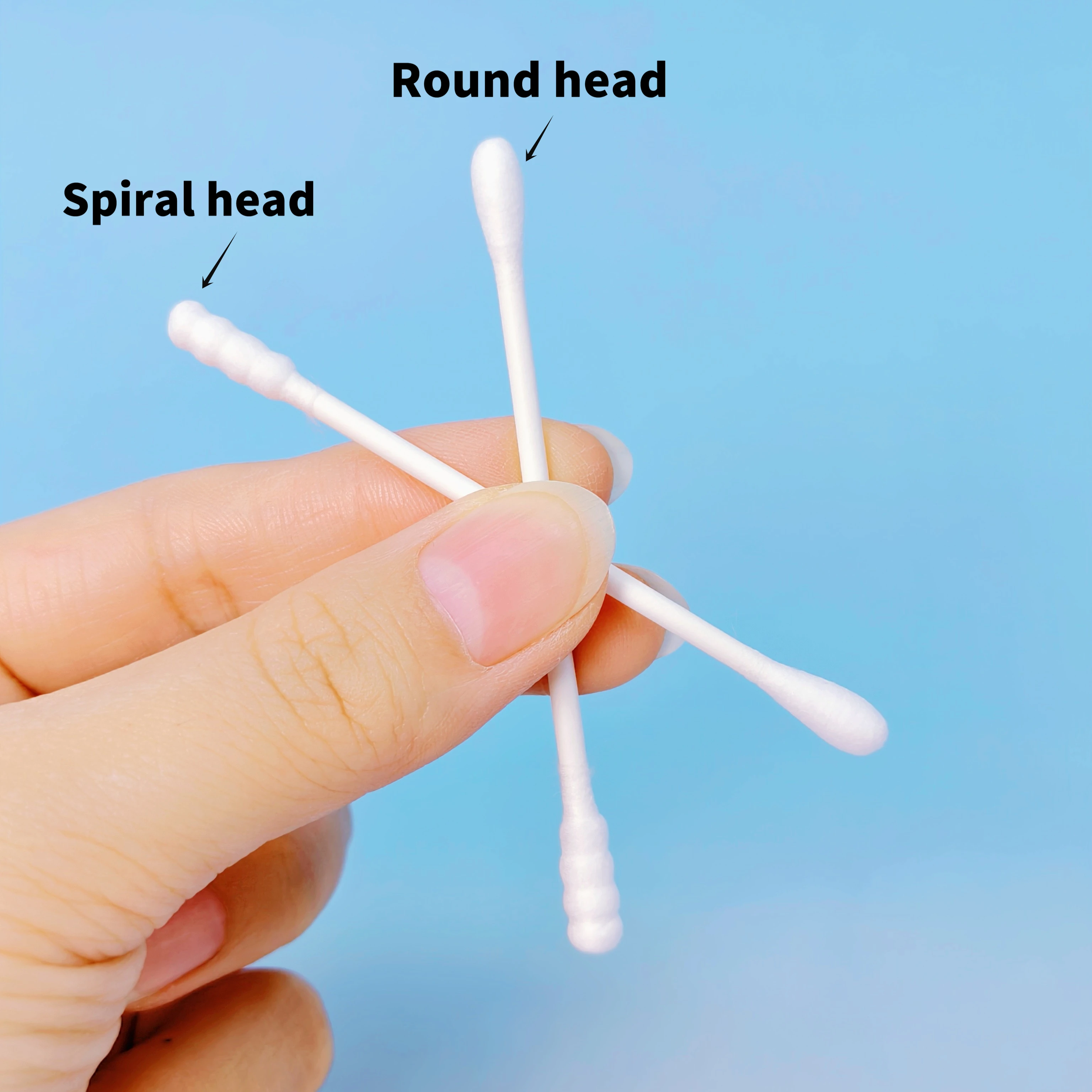 200개 할로윈 테마 양면 두꺼운 면봉, 나선형 원형 면봉, 마법 요소 면봉