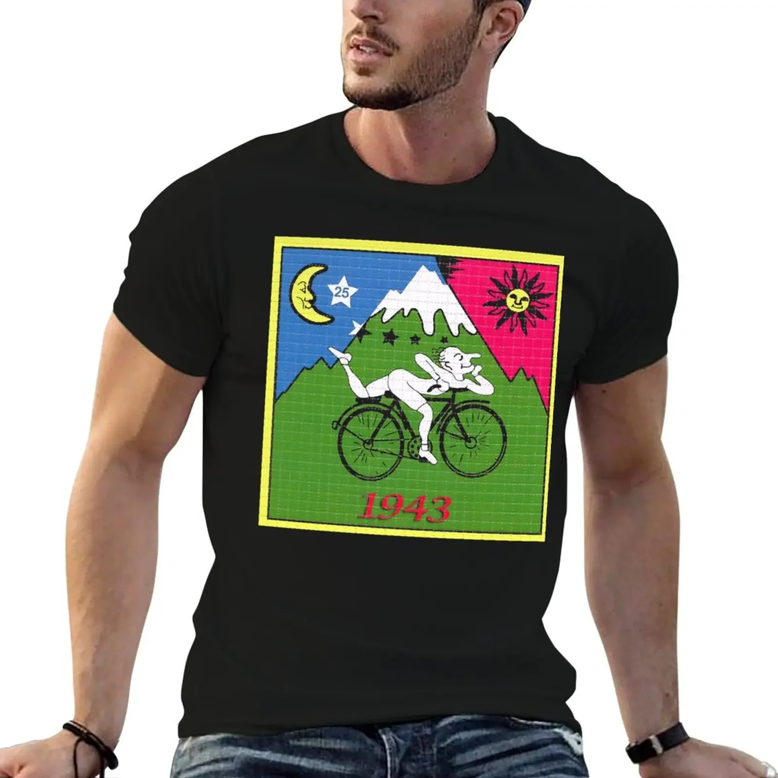 

Lsd albert hofmann bicycle day T-Shirt vintage clothes anime clothes essential t shirt mens t shirts casual stylish