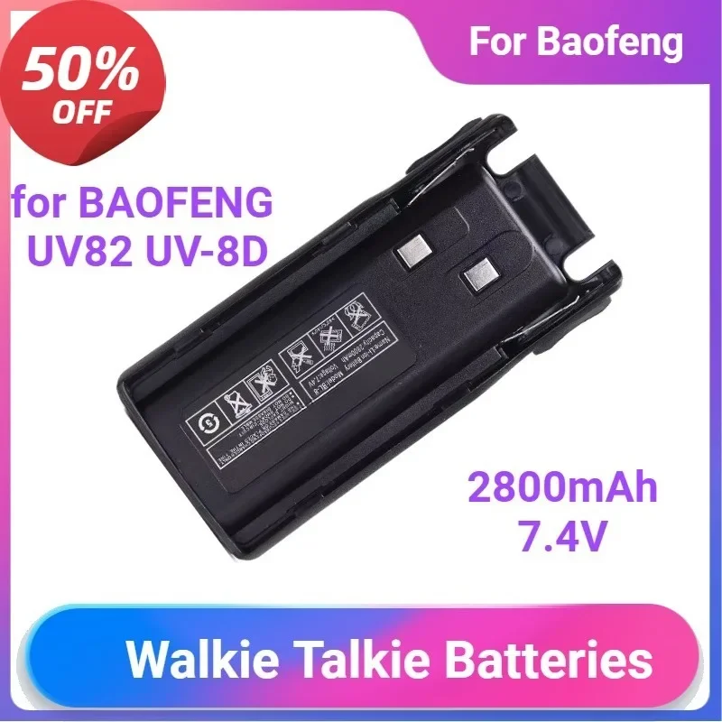 

Walkie Talkie Batteries BL-8 for BAOFENG UV82 UV-8D UV-89 UV-82HP UV-82HX UV-82 Plus Two Way Radios Batteries