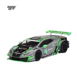 1:64 Lamborghini Huracan GT3 EVO 39#2022 alloy model, children's collection of decorative toys, holiday gifts for children.