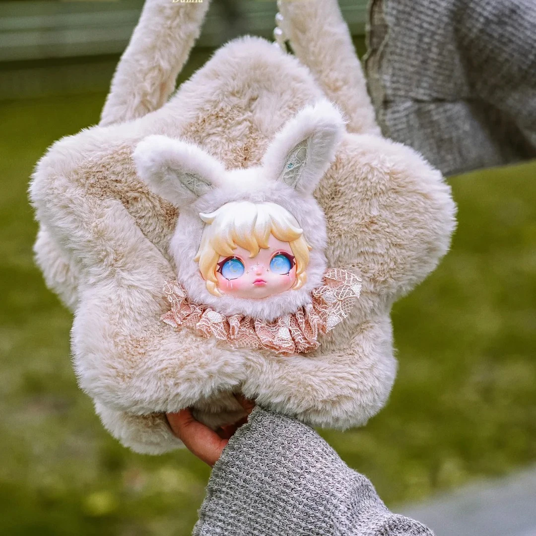 Dumia Snow Trail Borsa a tracolla in peluche di vinile in lingua segreta, giocattolo carino alla moda, regalo per ragazze, compleanno per bambini