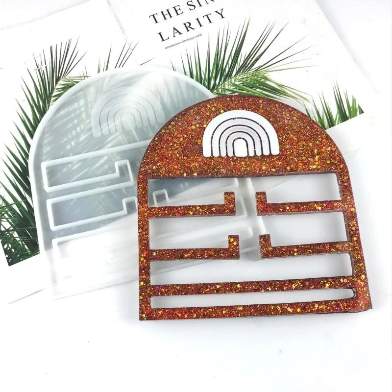 

Diy Рождественские украшения Настольные украшения Органайзер для ювелирных изделий Стойка Силиконовая форма