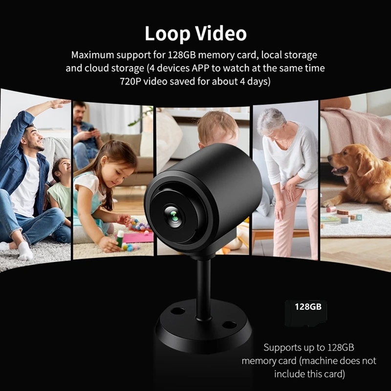 C1 1080P HD WIFI Мини-камера Встроенный аккумулятор IP-видеокамера с дистанционным мониторингом ИК-камера ночного видения Детская камера Invisible-Cam