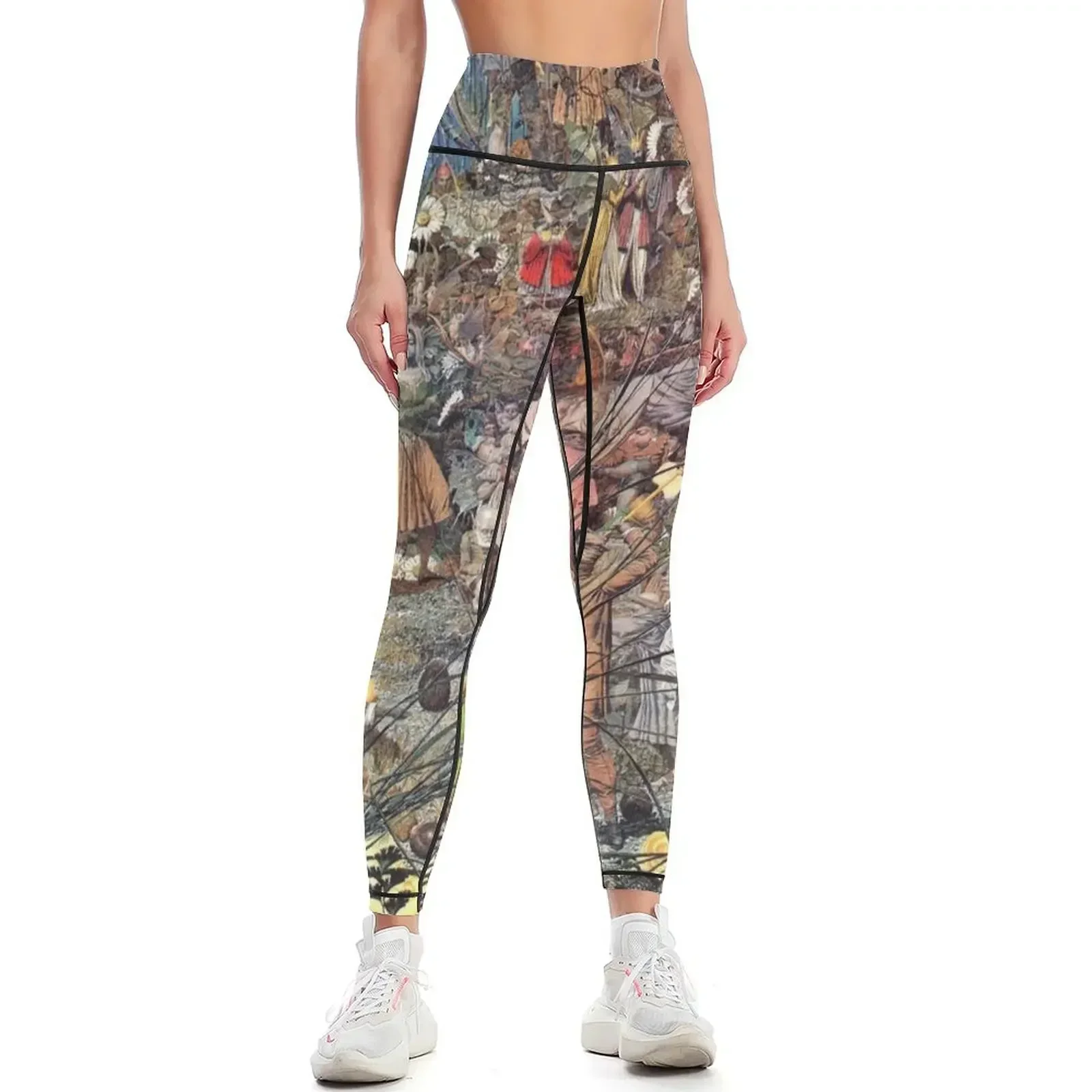 

The Fairy Feller's Master Stroke - Richard Dadd victorian classic painting Leggings sportswear for gym Womens Leggings