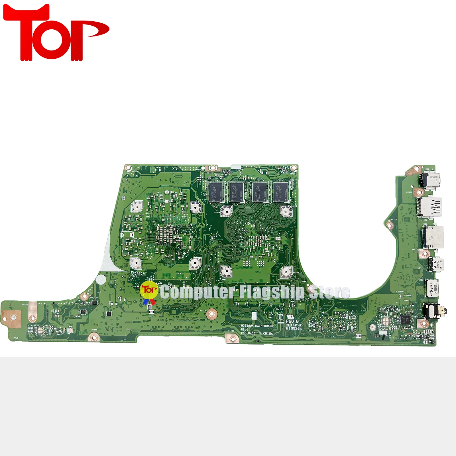 Imagem -04 - Placa-mãe do Portátil para Asus M3500qc M3500qa D3500q M7600qe M7400qc M7600qa M7600q M3401qa M3401qc