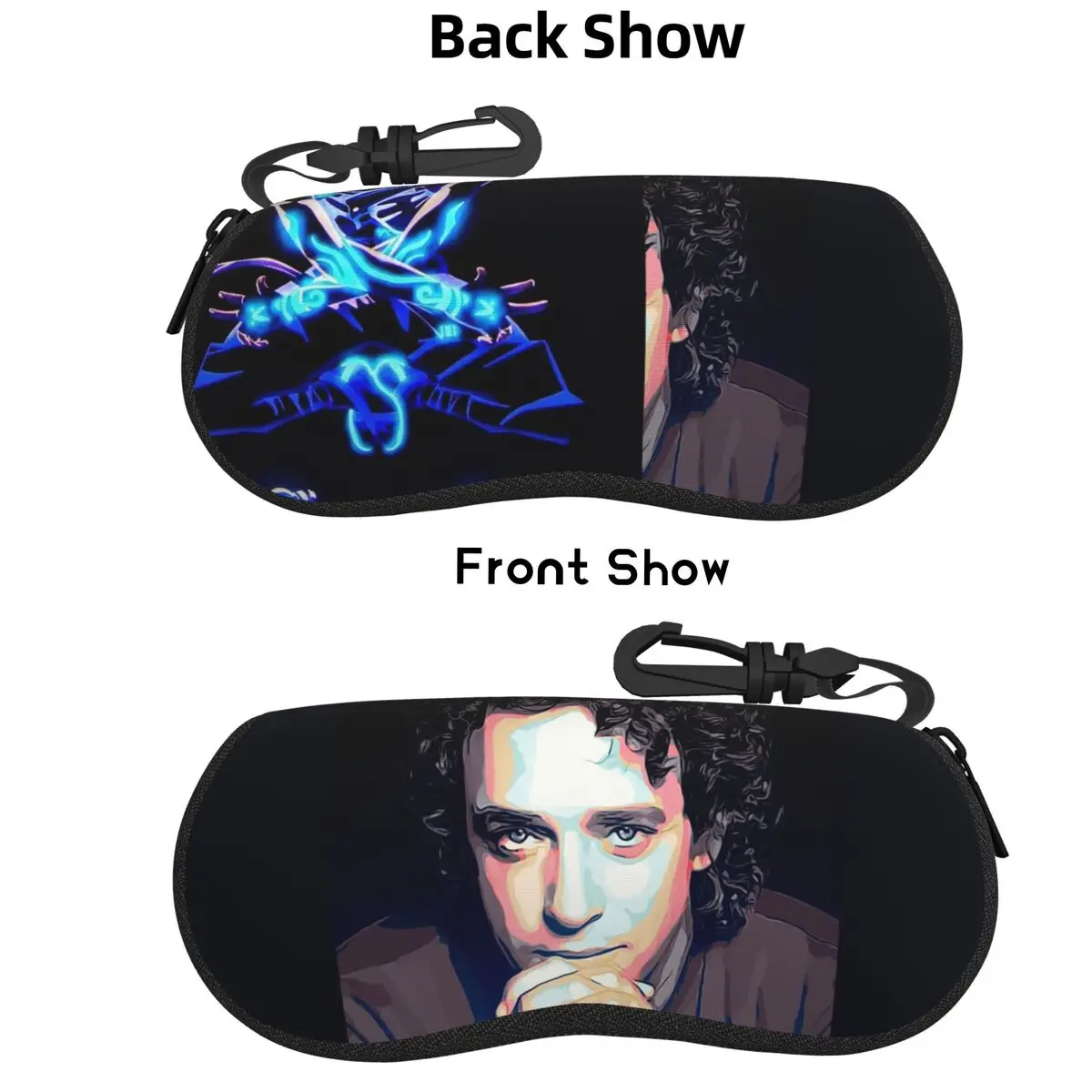 

Gustavo Cerati Music (1) Shell Glasses Case Protective Sunglasses Box Women Men Soft Eyeglasses Bag Pouch