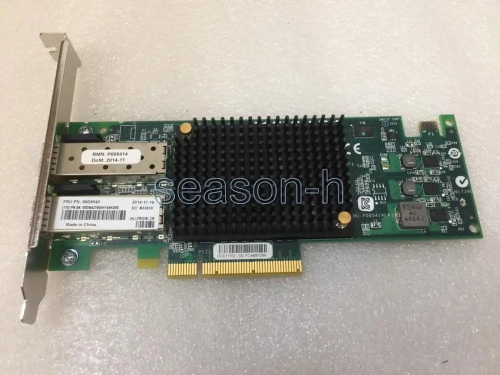 network card 10GB DUAL PORT FC VIRTUAL FABRIC ADAPTER 00D8543 Full profile bracket