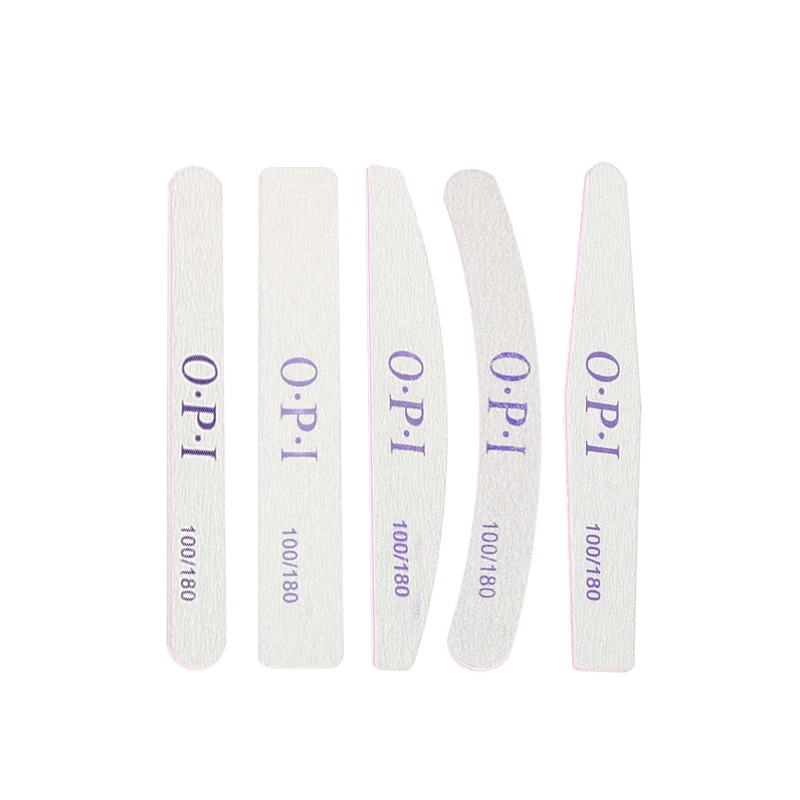 10Pcs/Lot Nail File Mix Color Limas 80/100 Grit Professional Sandpaper Cuticle Remover Buffer Files Manicure Tool Set 5 Types