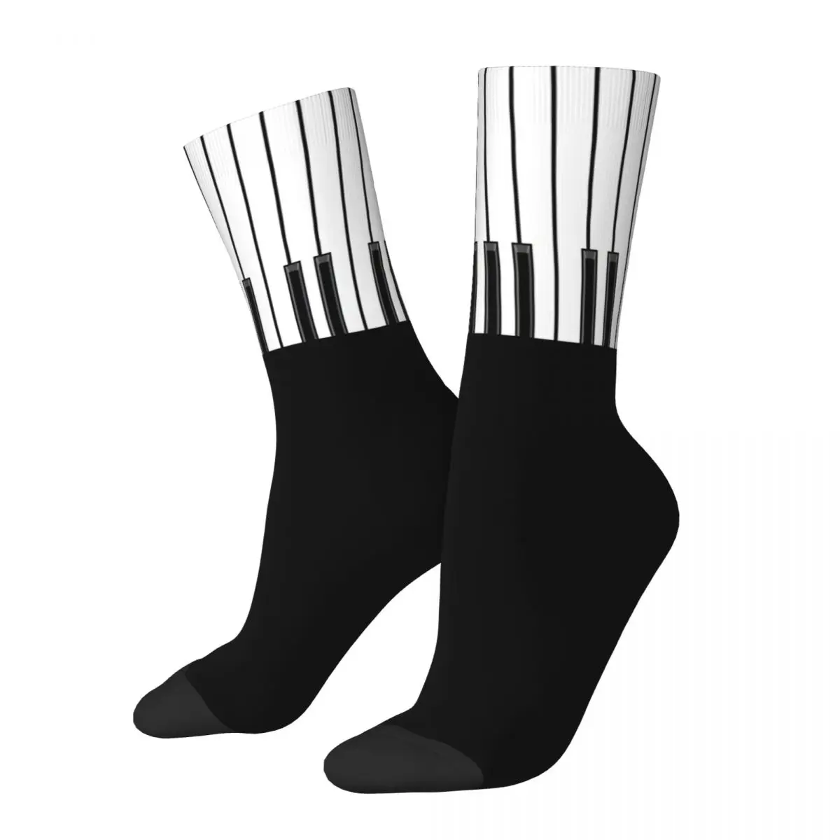 Music Piano Unisex Winter Socks Windproof Happy Socks street style Crazy Sock