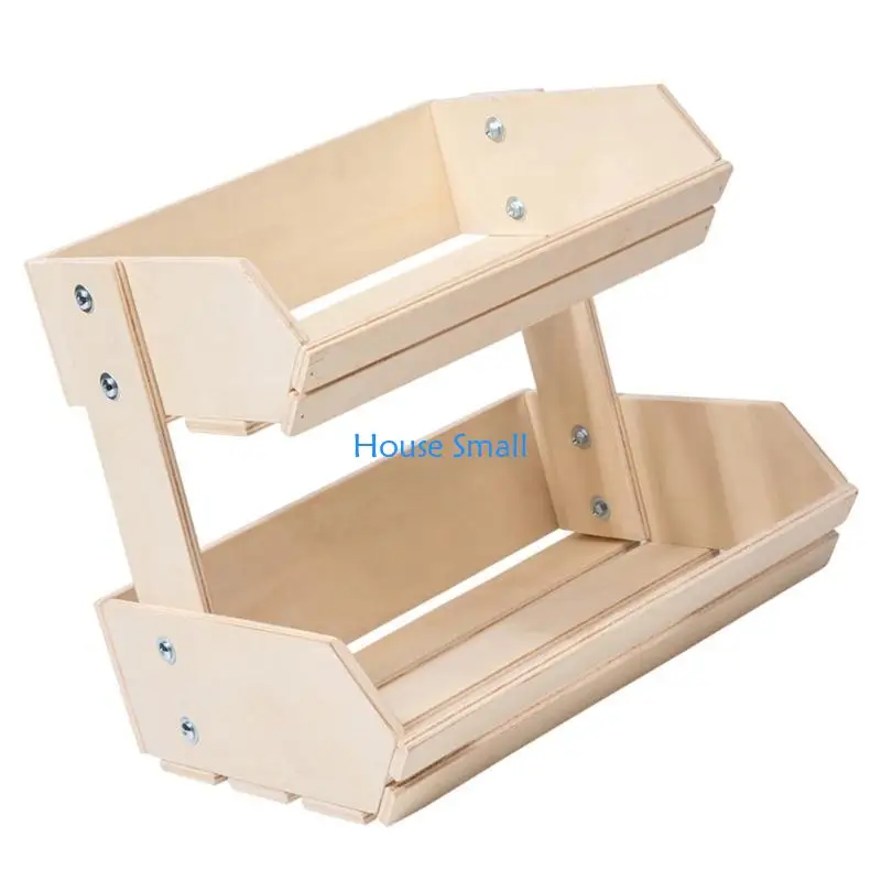 

Practical Fruit Basket With Two Layer Perfect For Organizing Fruits Vegetables And Snacks In Homes Or Office 203F