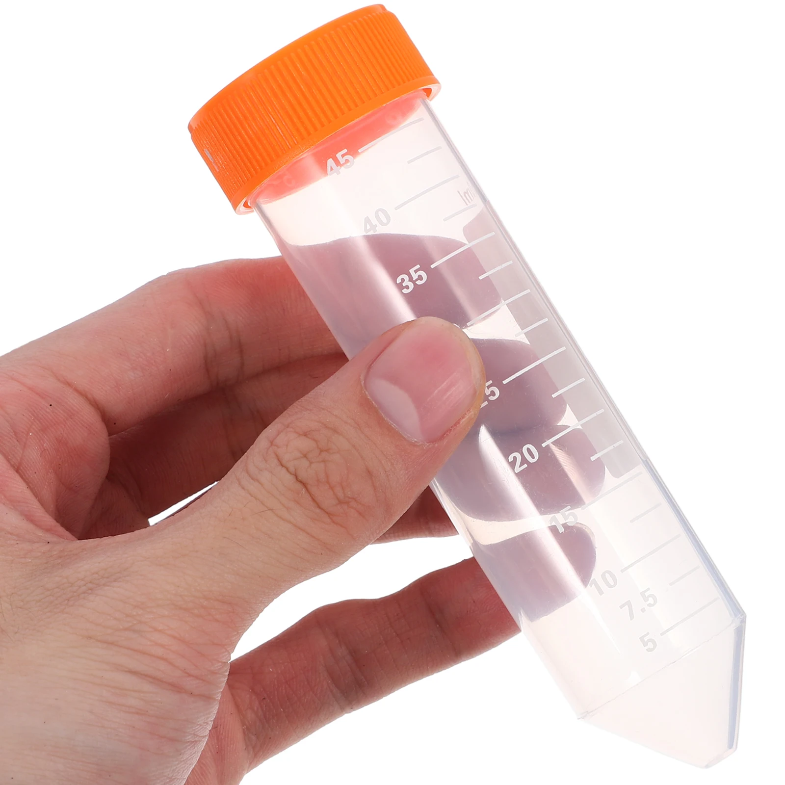 50 Stück Röhrentest-Laborröhrchen mit Skala, Laborexperiment, Zentrifugalfläschchen aus Polypropylen
