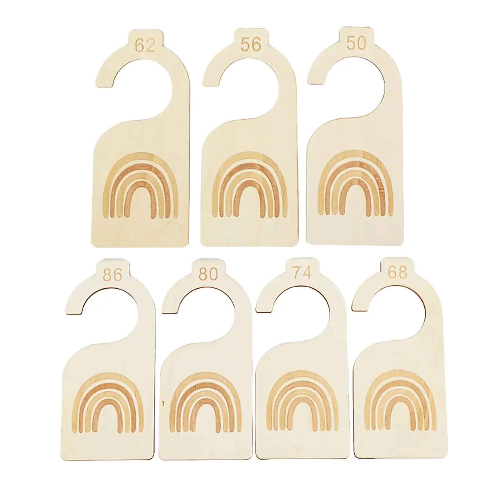 7x Baby Clothes Size Hanger Or - огляд і ціна Baby Clothing Hanger Dividers