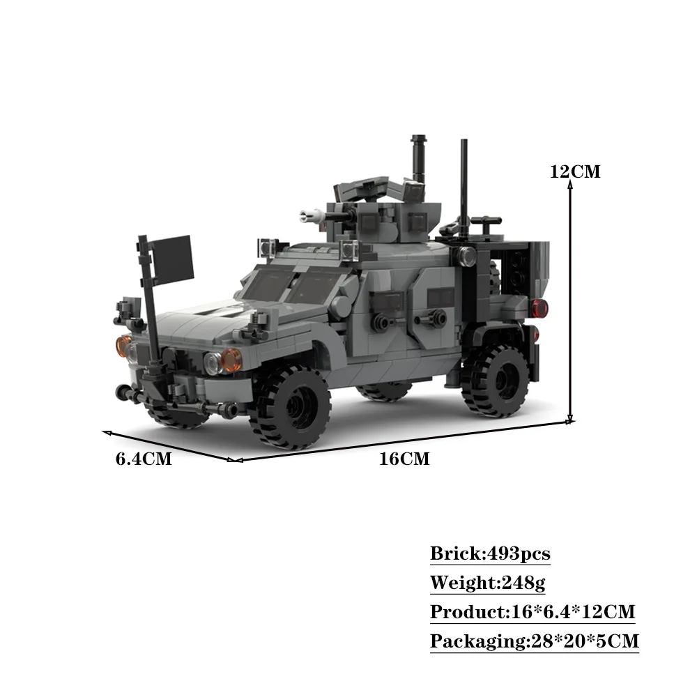 WW2 الجيش الأمريكي لعبة المكعبات Oshkosh Tank Huey هليكوبتر M777 Howitzer M113 APC MRAP مركبة مدرعة ww2 شاحنة سيارة الهبوط الحرفية