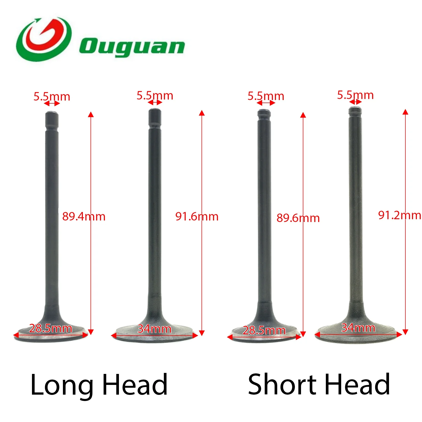 

ouguan for Honda Haojue Lifan ZONGSHEN Loncin Dayang CG250 DY250 HJ250 CG DY HJ 250cc Valve Intake Exhaust Stem Valve Oil Seal