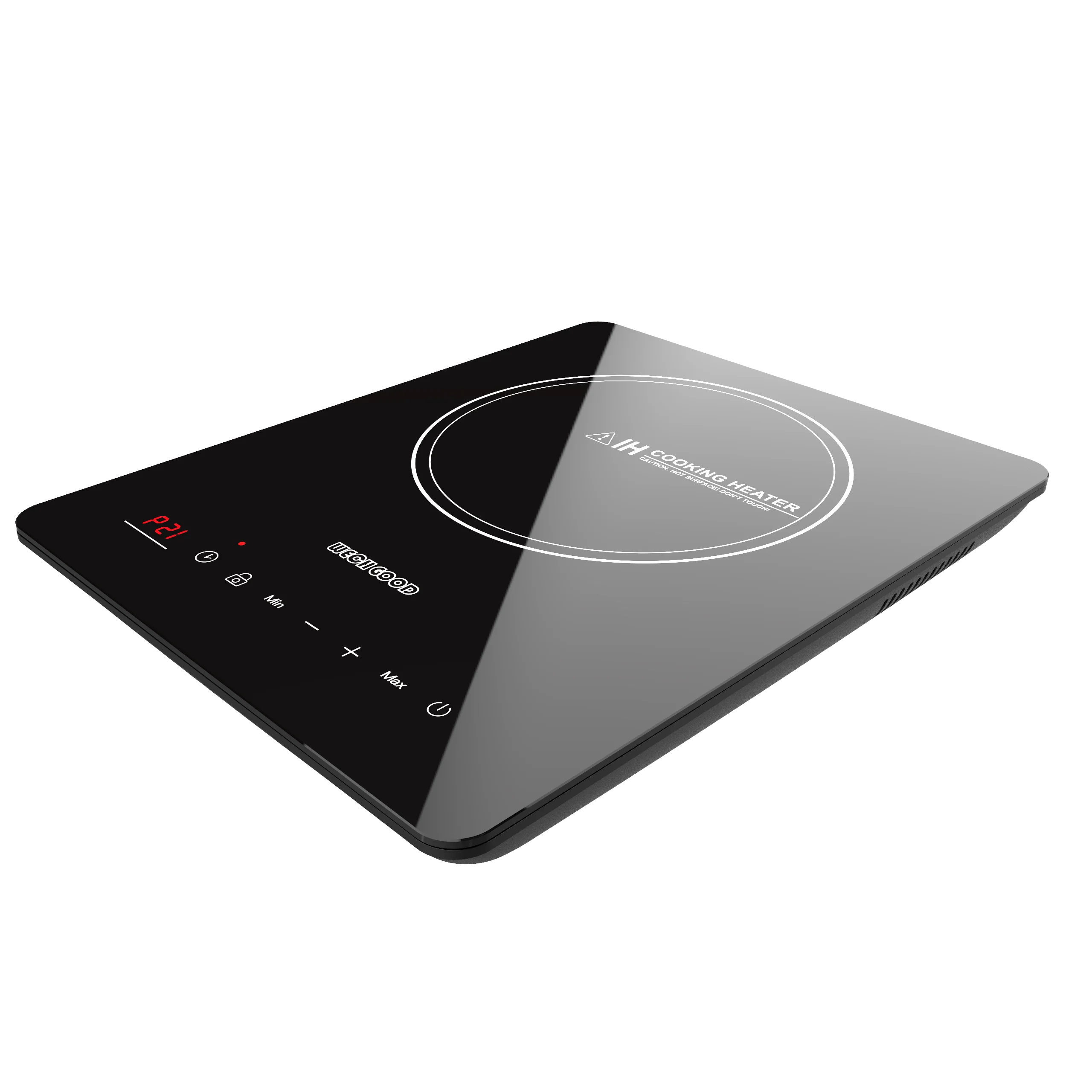 Kitchen Burner Single Induction Cooker 2100W OEM Crystal Glass Induction Cooktop Stove Household Kitchen Appliance