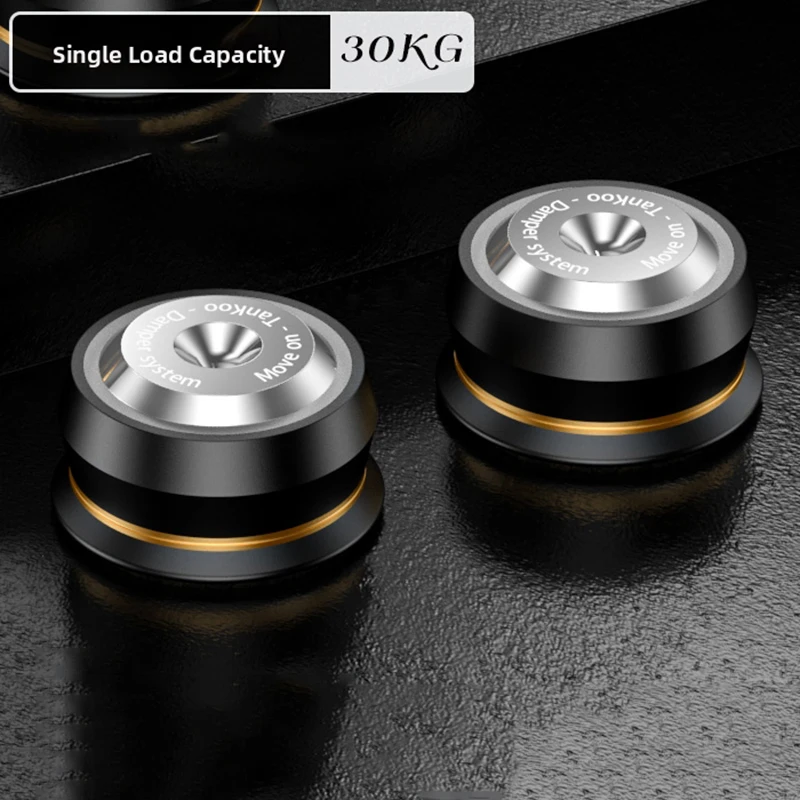 Paquet de 4, clou de pied d'amortisseur de haut-parleur, coussinet de pied d'amortisseur de caisson de basses pour AUDIO HI-FI