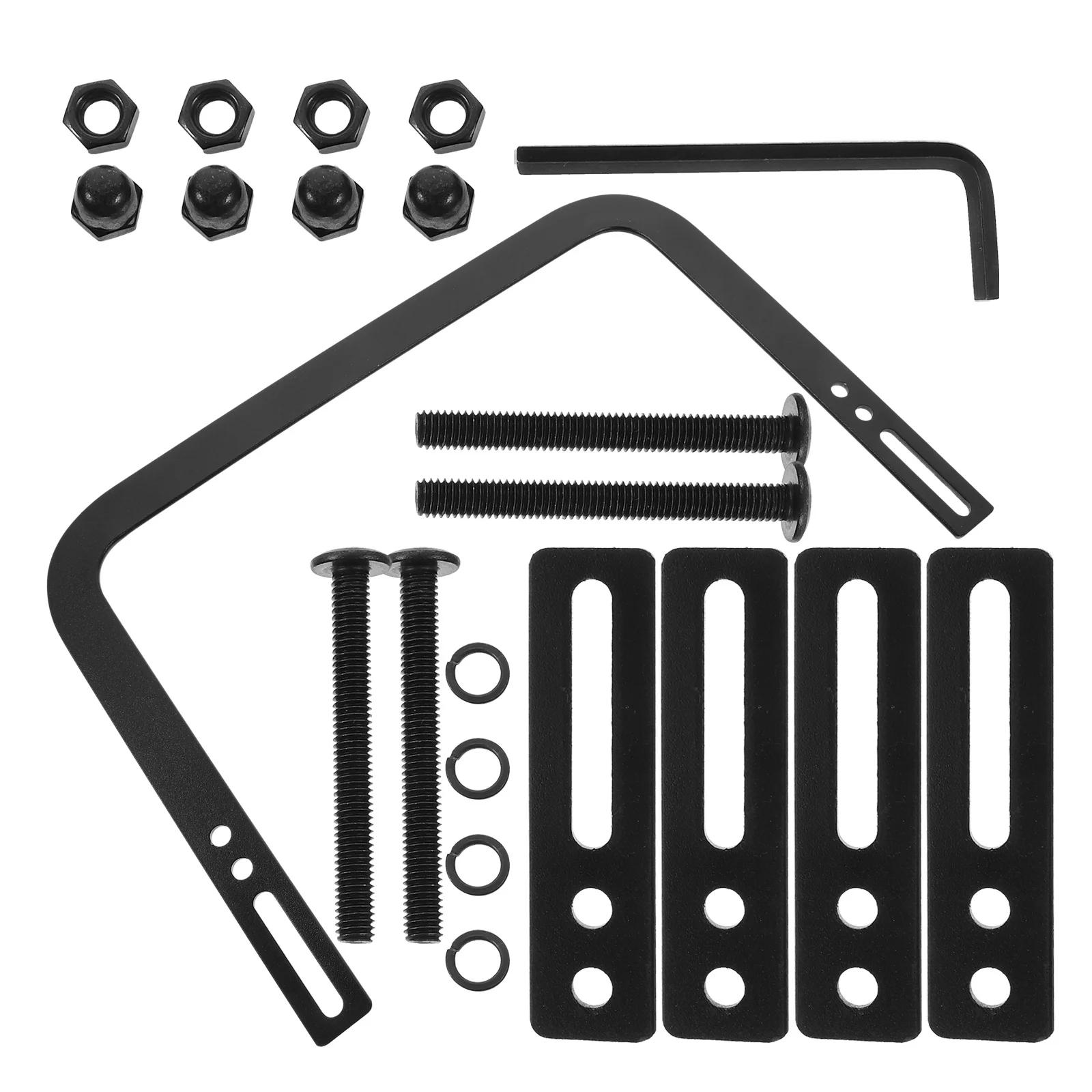 

1 set 1 Set Mattress Retainer Bar Metal Non-Slip Holder For Bed Frame Wooden Spring Mattress Anti-Slide Gripper Fastener Rack