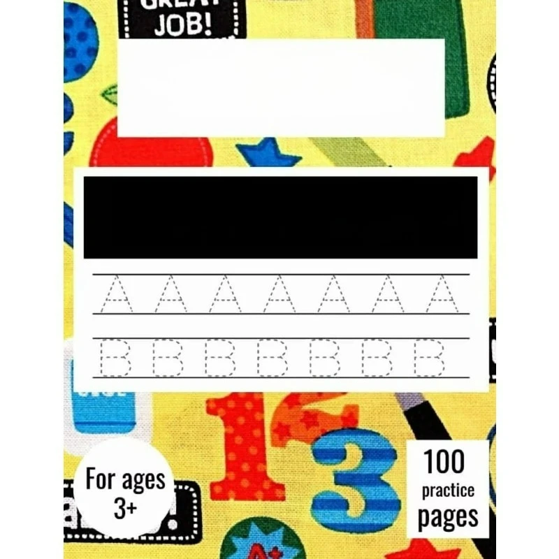 Handwriting Practice Paper for Kindergarten 1st Grade - 100 practice Pages Writing Not, (Paperback)