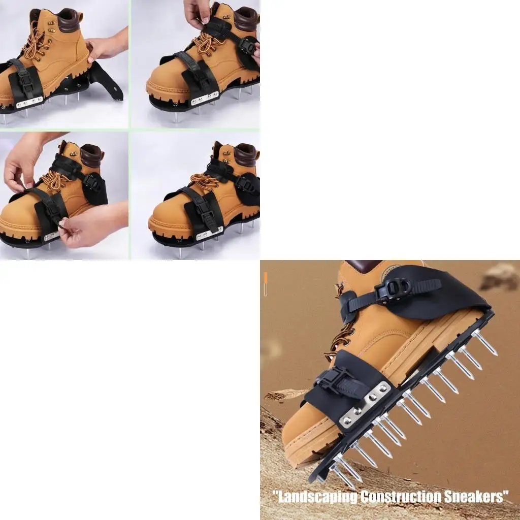 

Прочные нейлоновые аэраторы для газонов с 13 стальными шипами для легкой аэрации почвы и проектов DIY