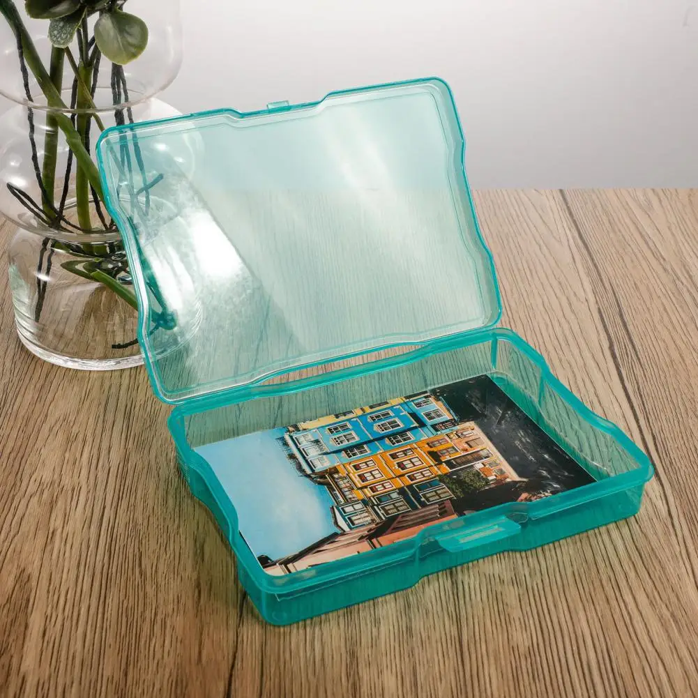 Memory Preservation Box Storage Box Compact Transparent Photo Storage Cases with Strong Load-bearing Capacity Portable for Craft