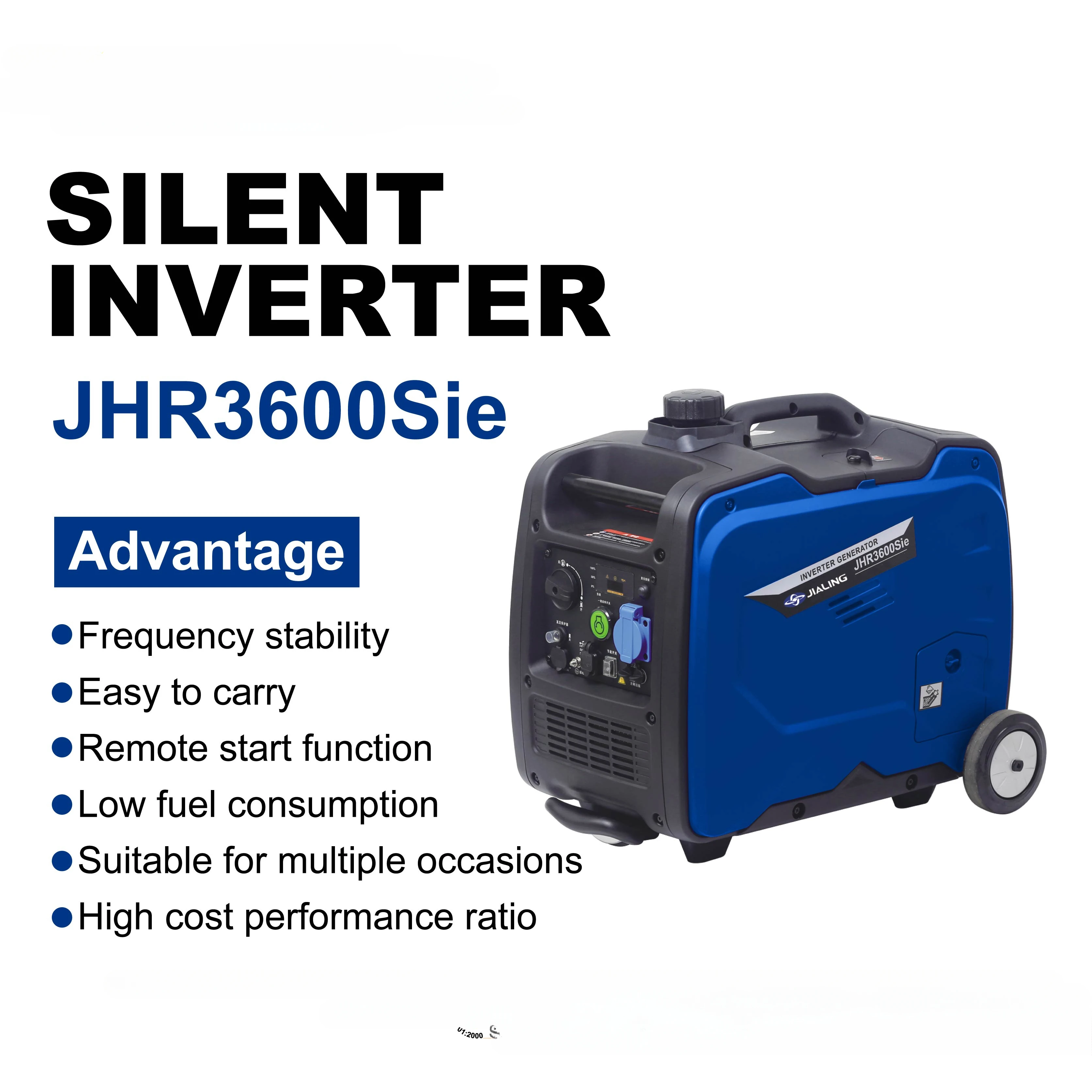 Portable Digital 5000W 5kW 5kva Electric Start generador electrico 3.5kW Electric generator Gasoline Inverter Generator Silent