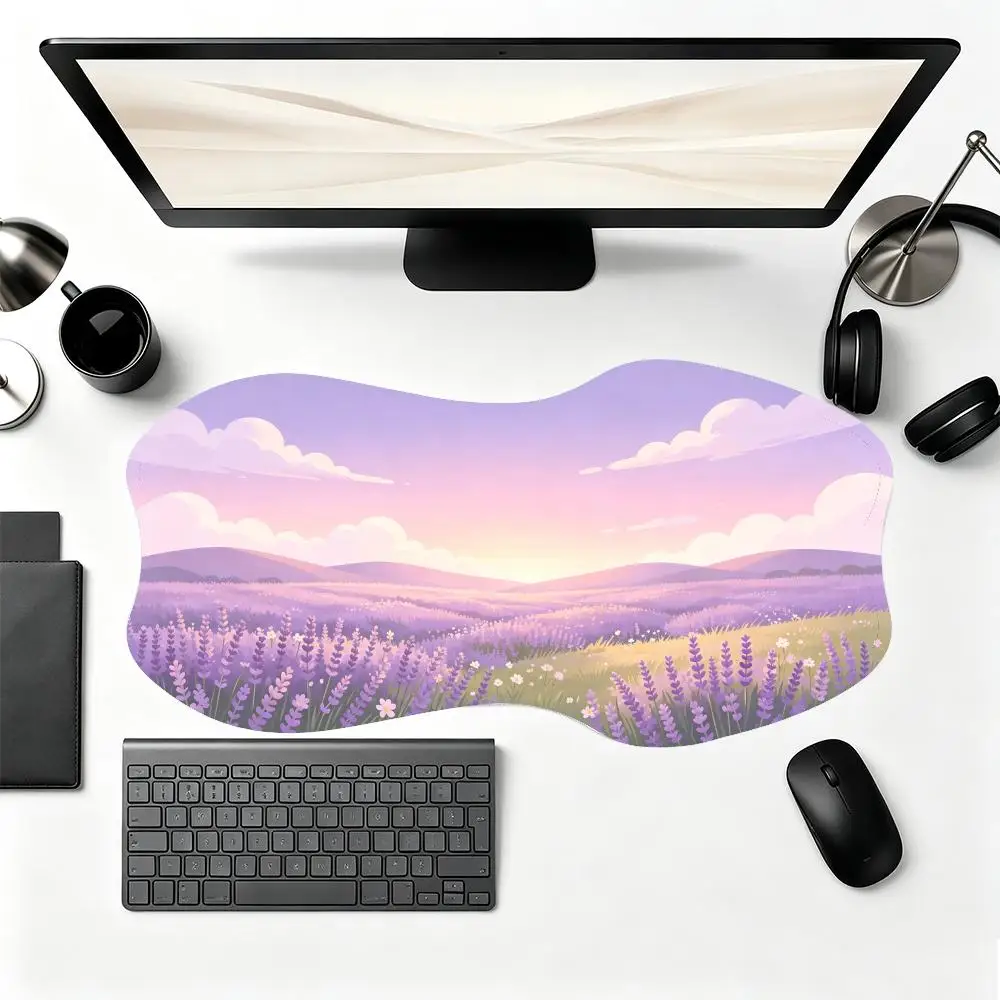 Purple Starry Moon Cloud Night Playmat Dreamy Pad For Late Night Study Session mouse pad