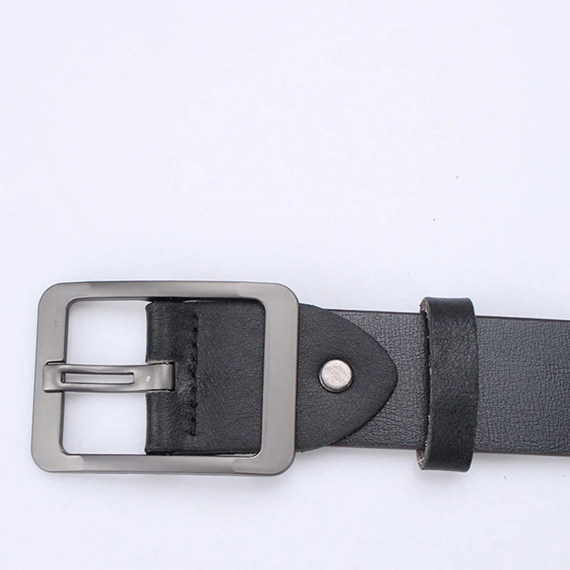 Ремень мужской из ПУ кожи, Модный повседневный дизайнерский пояс для джинсов с роскошной пряжкой с язычком