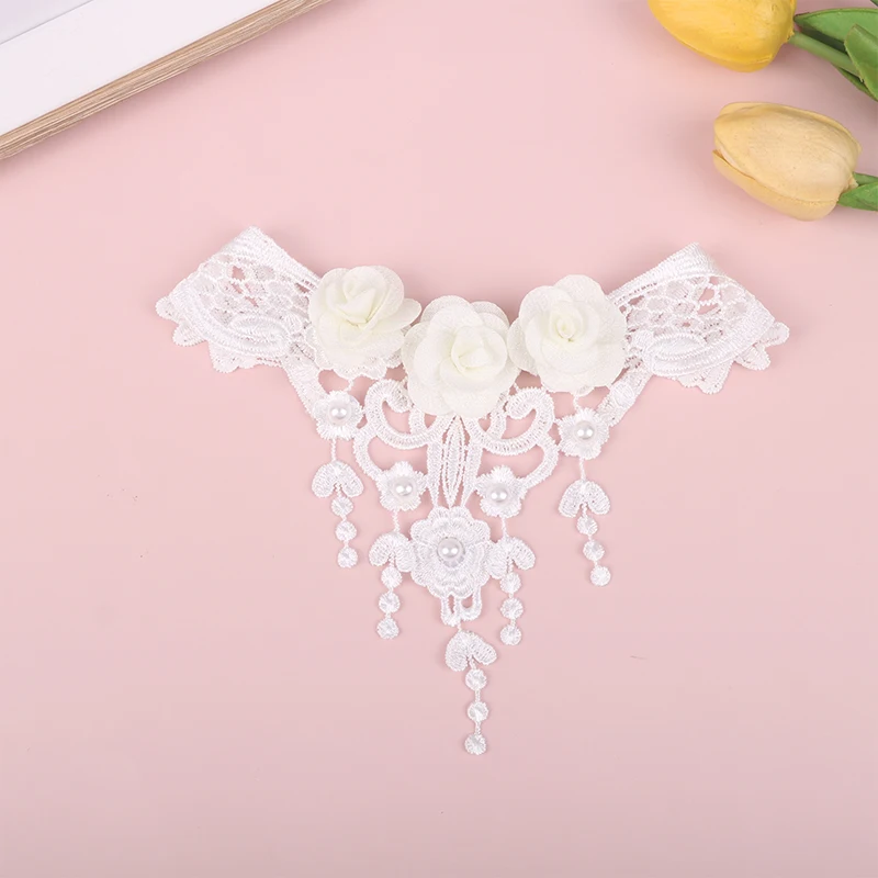 1 Stück Vintage klassische Gothic-Tattoo-Spitzen-Halskette für Frauen, schwarzer Kristall-Anhänger, Charm-Halskette, Boho-Schmuck, Geschenk – Detail 11