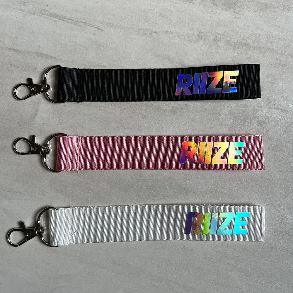 RIIZE Laser Keychain SHOTARO SEUNGHAN Name Print Pendant Nylon Long Braided Belt Phone Lanyard Backpack Car Key Accessories