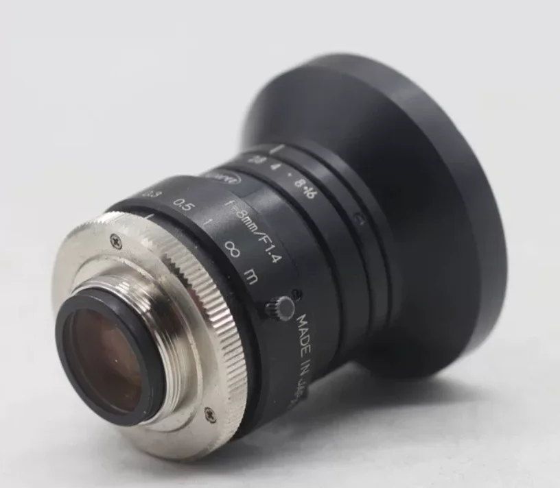 KOWA LM8HC 8/1.4 wide angle industrial lens 1” sensor 5MP FA lens in good condition