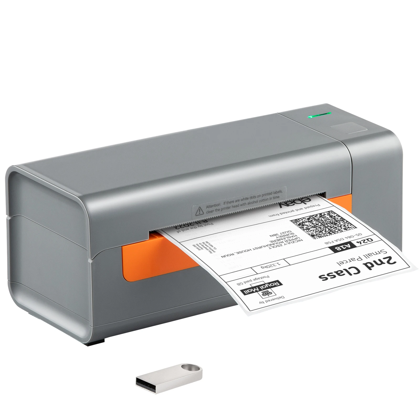 SucceBuy – imprimante d'étiquettes thermiques 4x6, avec reconnaissance automatique d'étiquettes, Compatible avec Windows/Mac/Linux