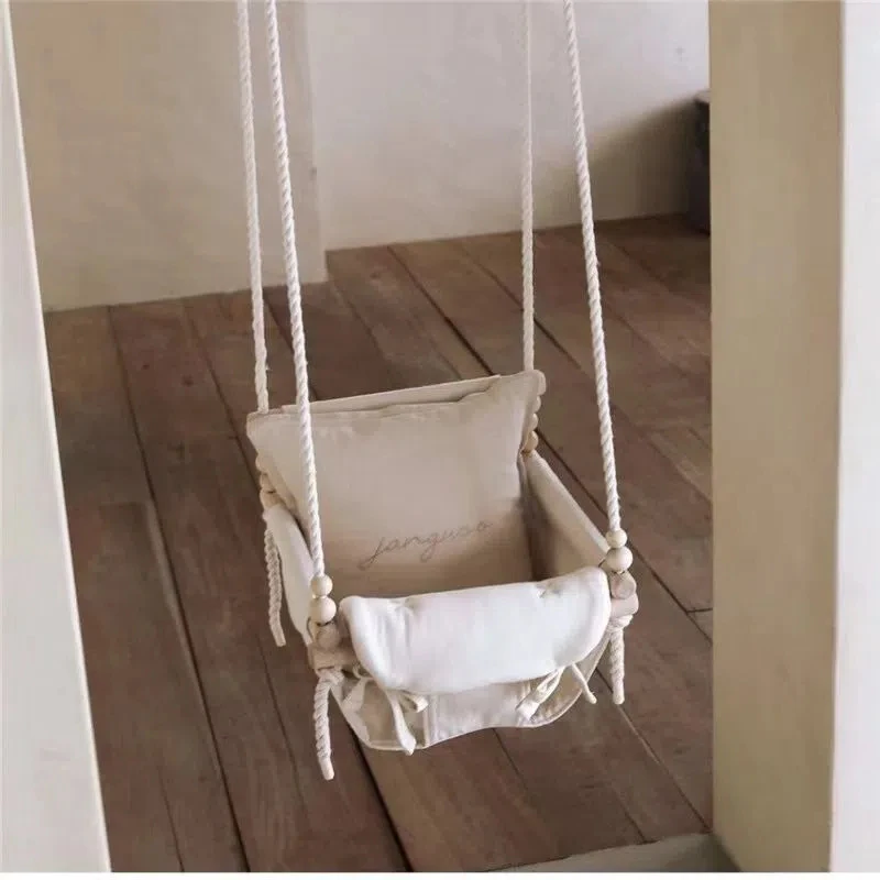 Household Indoor Glider Baby Caring Fantastic Product Small Hanging Basket Cloth Rocking Chair Children Swing Outdoor Furniture