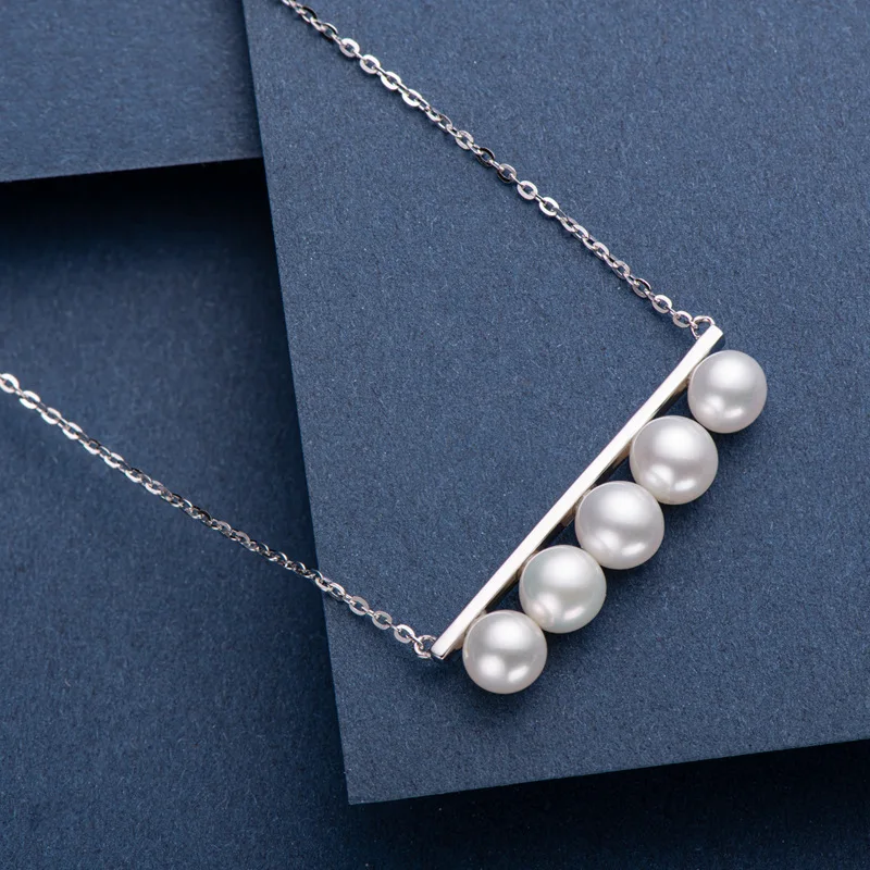Natural Freshwater Pearl Necklace for Women Chain