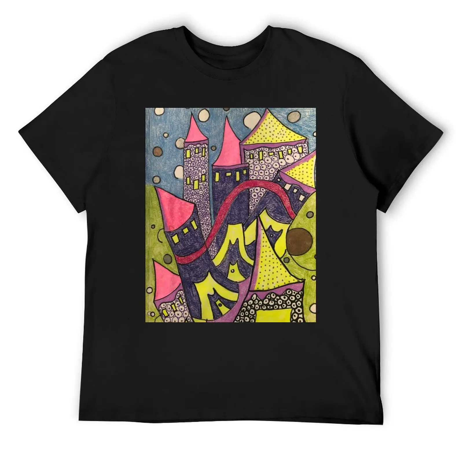 

Castles In the Air T-Shirt anime shirt tees luxury designer blacks mens graphic t-shirts big and tall